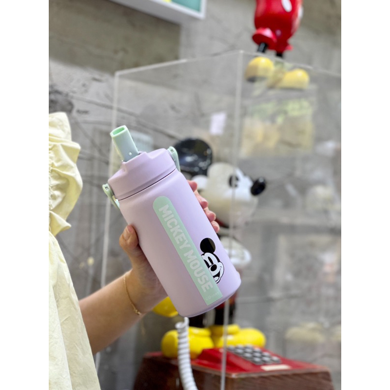 [Ảnh thật] [Chính hãng] [Có sẵn] BÌNH GIỮ NHIỆT CÁ NHÂN ĐA NĂNG MICKEY