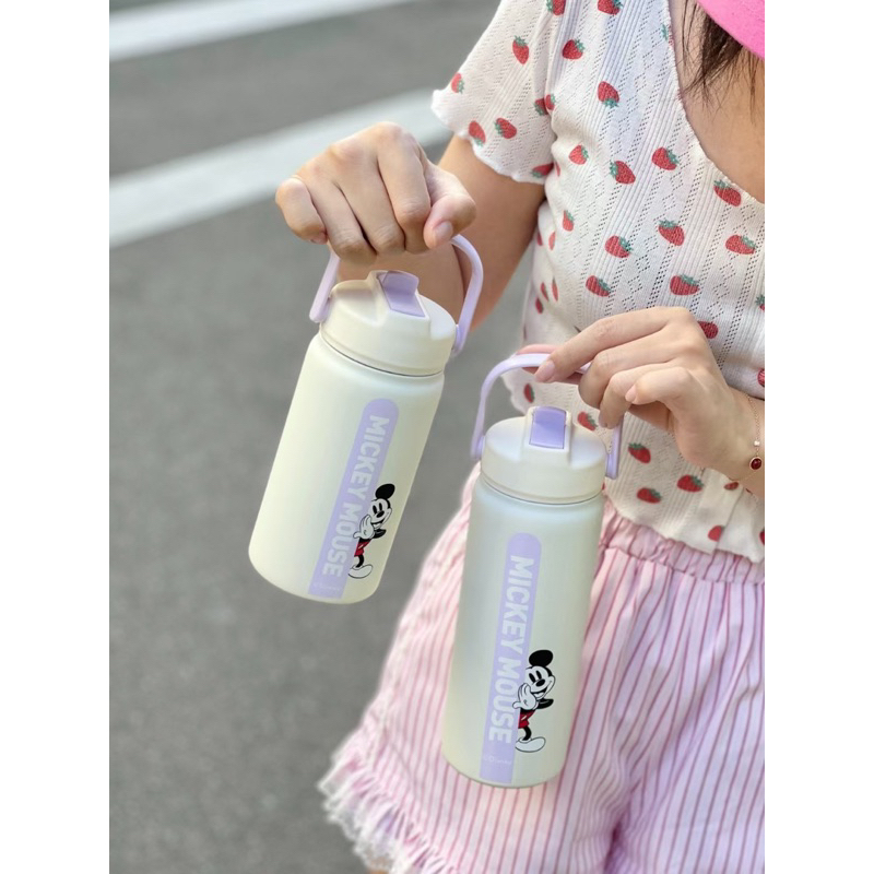 [Ảnh thật] [Chính hãng] [Có sẵn] BÌNH GIỮ NHIỆT CÁ NHÂN ĐA NĂNG MICKEY