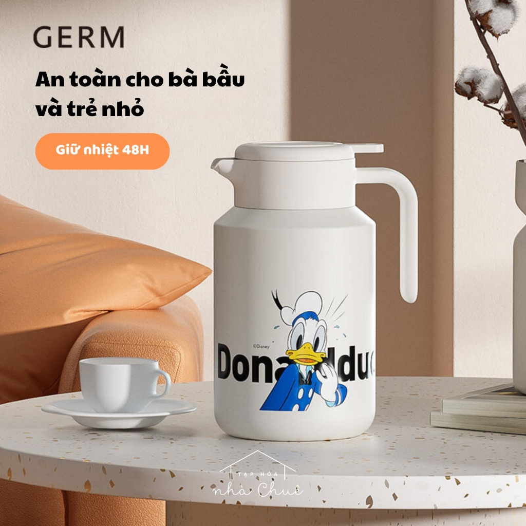 [Chính hãng][Có sẵn] BÌNH GIỮ NHIỆT GERM MICKEY DONALD 1.6LIT