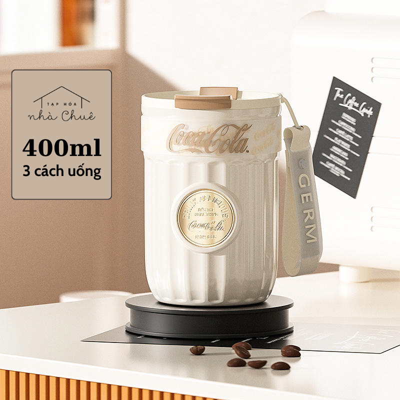 [Chính hãng] [Ảnh thật] [Có sẵn] CỐC CÀ PHÊ GIỮ NHIỆT GERM X COCACOLA 400ML MỚI NHẤT 2023