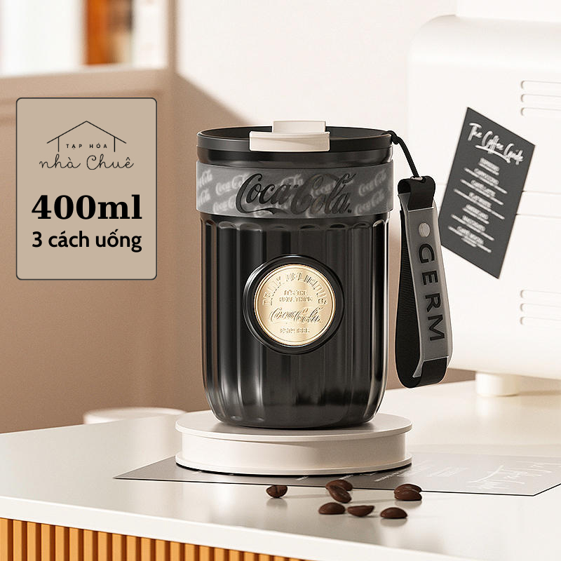 [Chính hãng] [Ảnh thật] [Có sẵn] CỐC CÀ PHÊ GIỮ NHIỆT GERM X COCACOLA 400ML MỚI NHẤT 2023