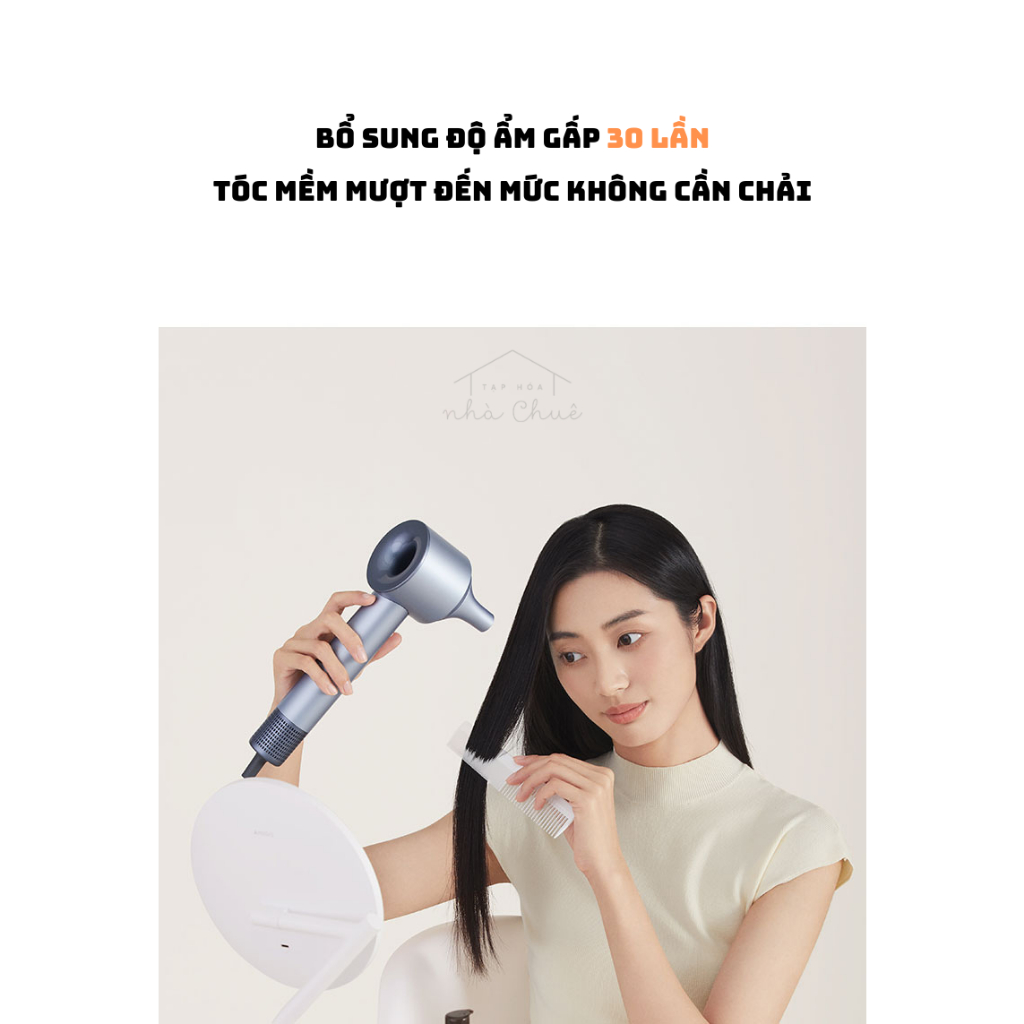 MÁY SẤY DƯỠNG TÓC CAO TỐC BỔ SUNG ION ÂM CAO CẤP KEHEAL
