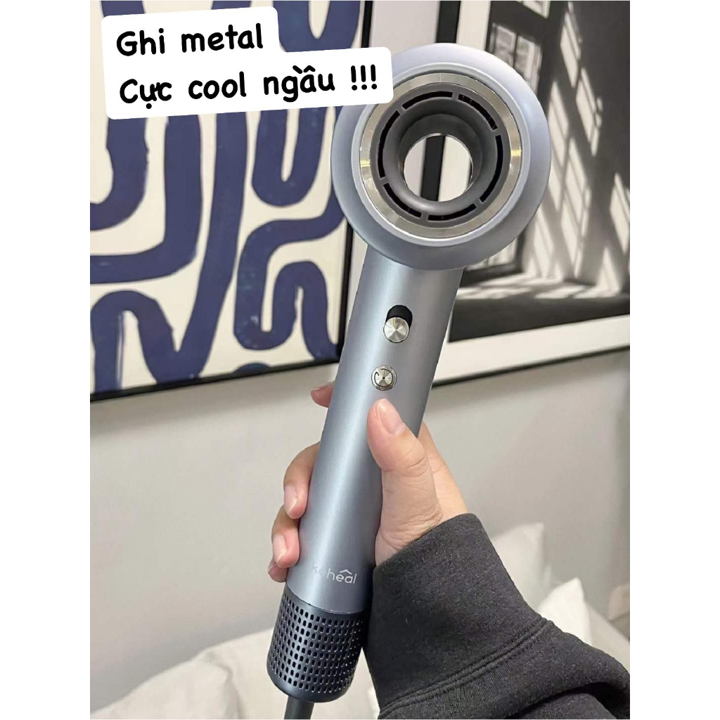MÁY SẤY DƯỠNG TÓC CAO TỐC BỔ SUNG ION ÂM CAO CẤP KEHEAL