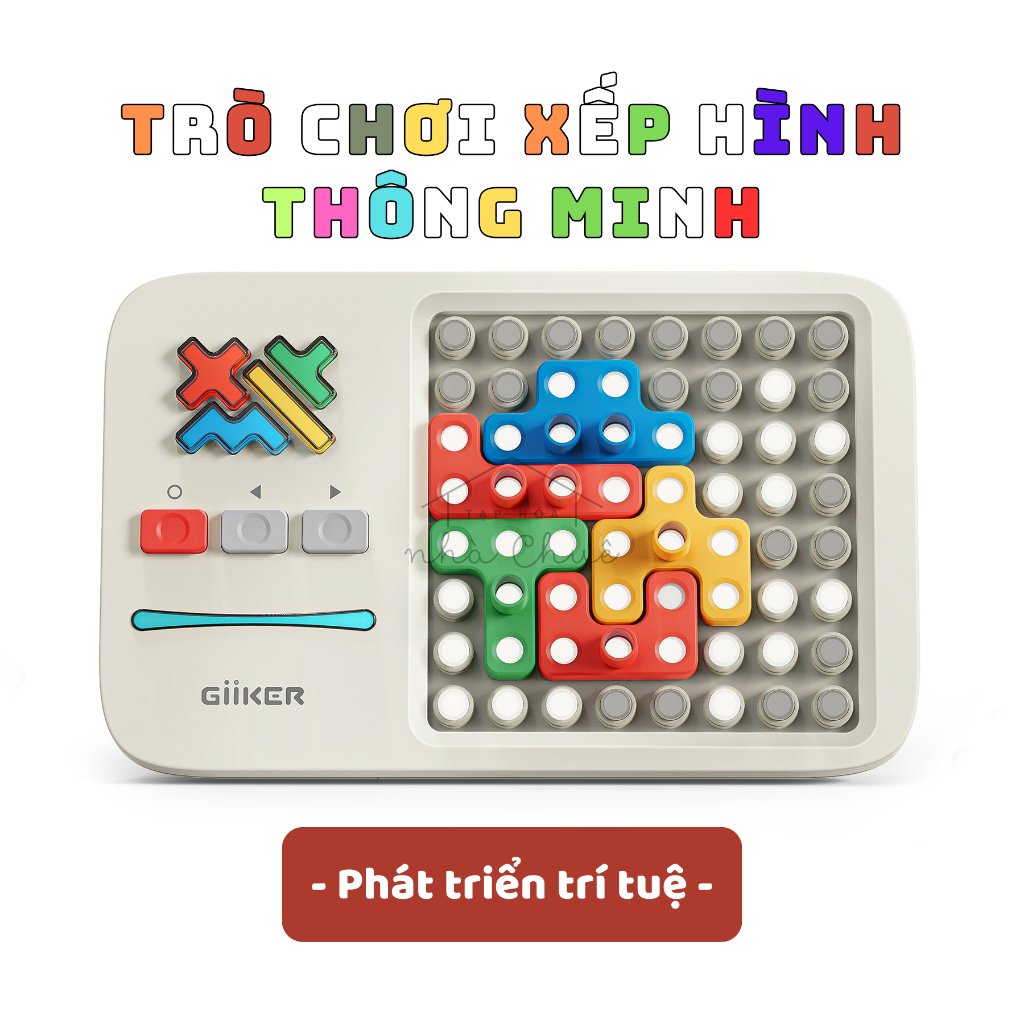 MÁY CHƠI TRÒ CHƠI XẾP HÌNH THÔNG MINH PHÁT TRIỀN TRÍ TUỆ TRÒ CHƠI GIẢI ĐỐ GIIKER SUPER BLOCK