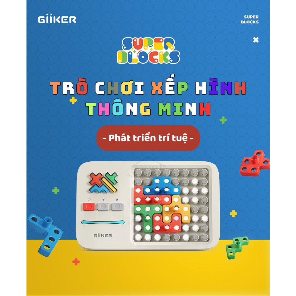 MÁY CHƠI TRÒ CHƠI XẾP HÌNH THÔNG MINH PHÁT TRIỀN TRÍ TUỆ TRÒ CHƠI GIẢI ĐỐ GIIKER SUPER BLOCK