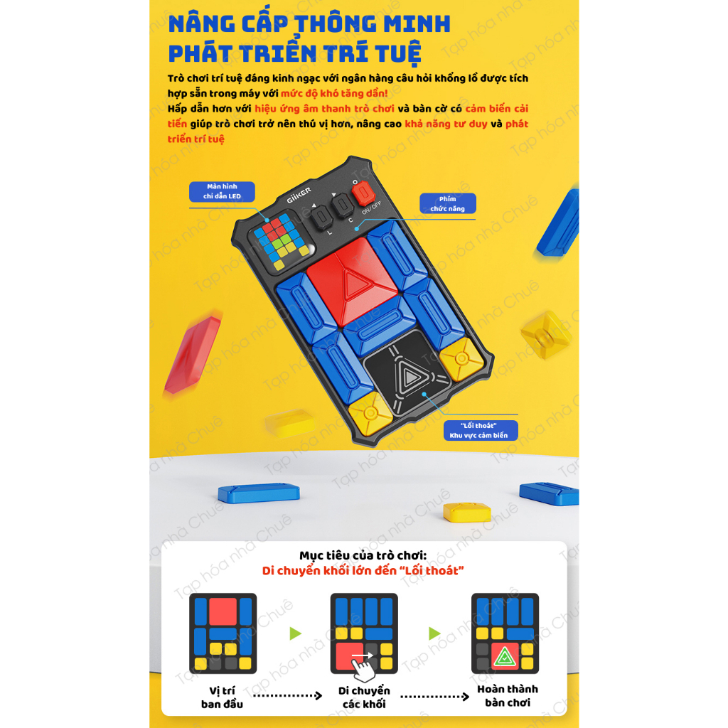 MÁY XẾP HÌNH THÔNG MINH PHÁT TRIỂN TRÍ TUỆ GIIKER SUPER SLIDE