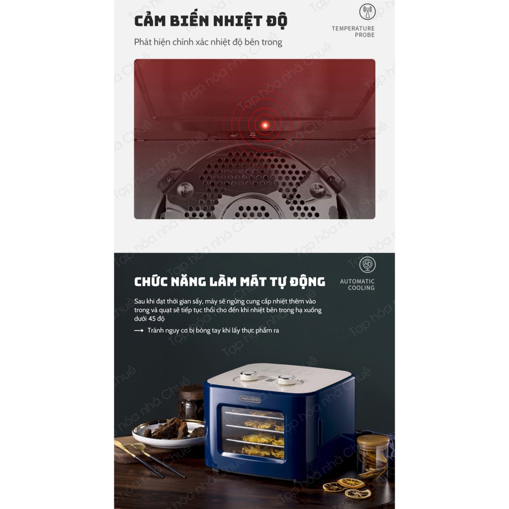 [Chính hãng][Ảnh thật] [Có sẵn] MÁY SẤY THỰC PHẨM MORPHY RICHARDS MR6255