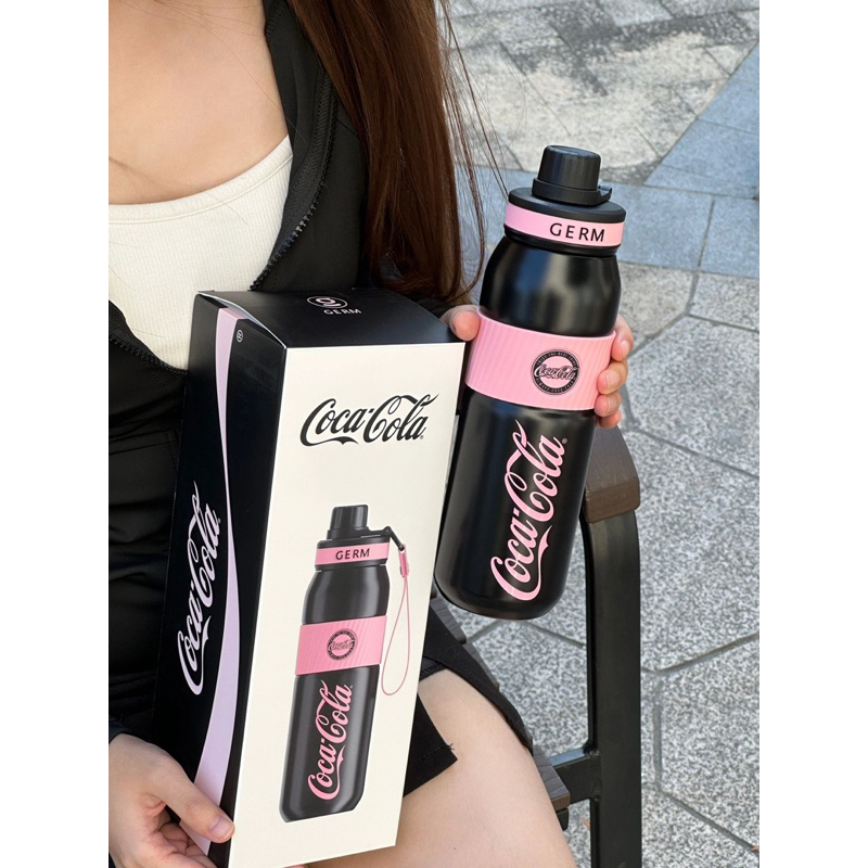 [CÓ SẴN][CHÍNH HÃNG] BÌNH GIỮ NHIỆT THỂ THAO CAO CẤP COCACOLA KÈM ỐNG HÚT LÕI INOX316L GERM BÌNH NƯỚC ĐI HỌC BLACKPINK