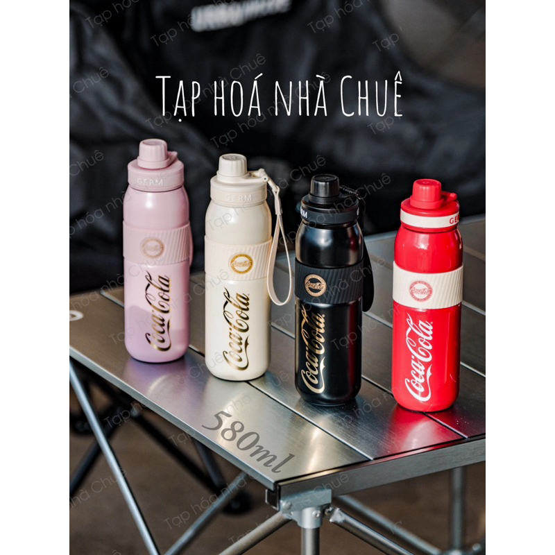 [CÓ SẴN][CHÍNH HÃNG] BÌNH GIỮ NHIỆT THỂ THAO CAO CẤP COCACOLA KÈM ỐNG HÚT LÕI INOX316L GERM BÌNH NƯỚC ĐI HỌC BLACKPINK