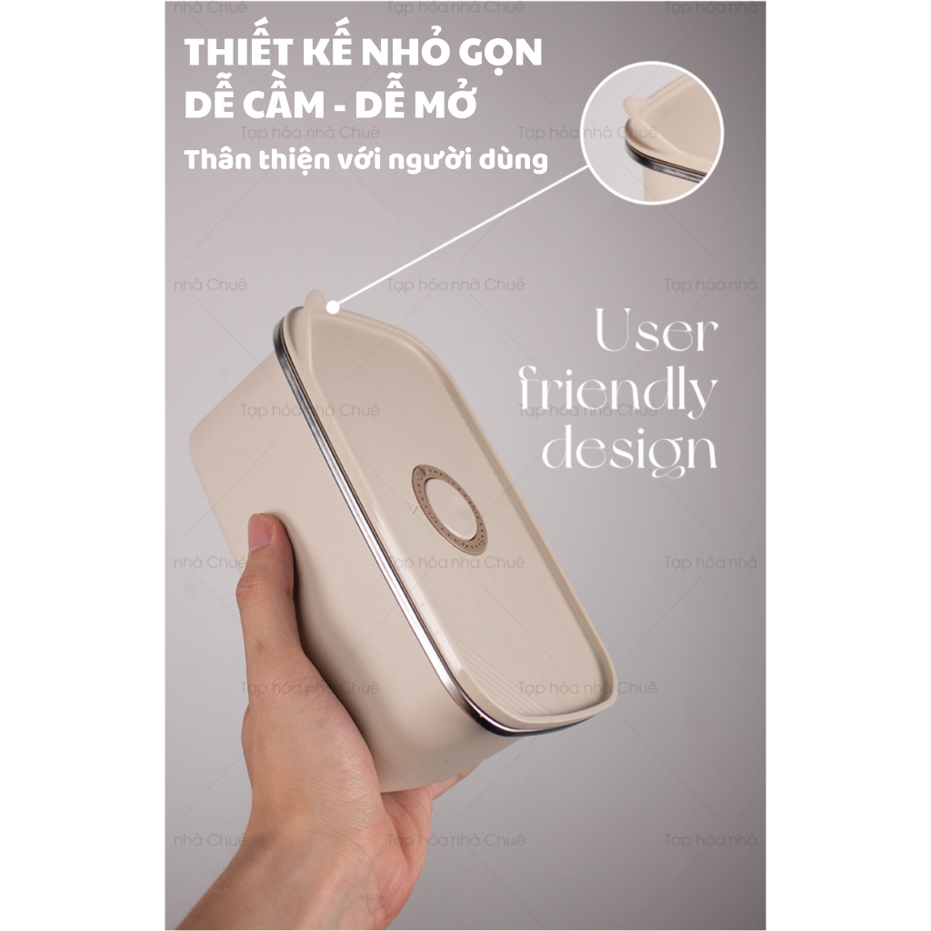 [Chính hãng] [Có bảo hành] [Có sẵn] HỘP BẢO QUẢN THỰC PHẨM INOX KÍN KHÍ