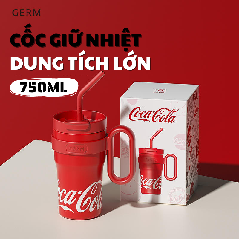 CỐC GIỮ NHIỆT BÌNH NƯỚC GIỮ NHIỆT CAO CẤP GERM X COCACOLA
