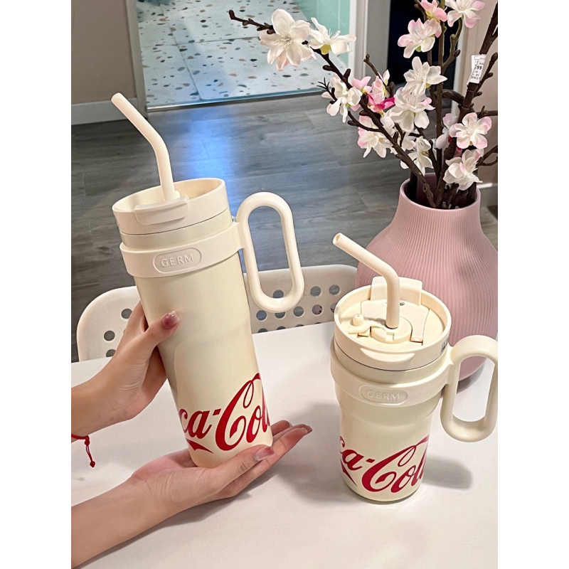 [Có sẵn] [Ảnh thật] [Chính hãng] CỐC GIỮ NHIỆT DUNG TÍCH LỚN CAO CẤP CÓ ỐNG HÚT QUAI CẦM GERM COCACOLA