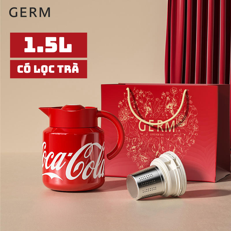 PHÍCH GIỮ NHIỆT INOX316L COCACOLA X GERM 1.6L
