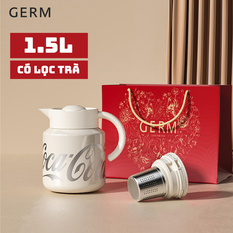 PHÍCH GIỮ NHIỆT INOX316L COCACOLA X GERM 1.6L