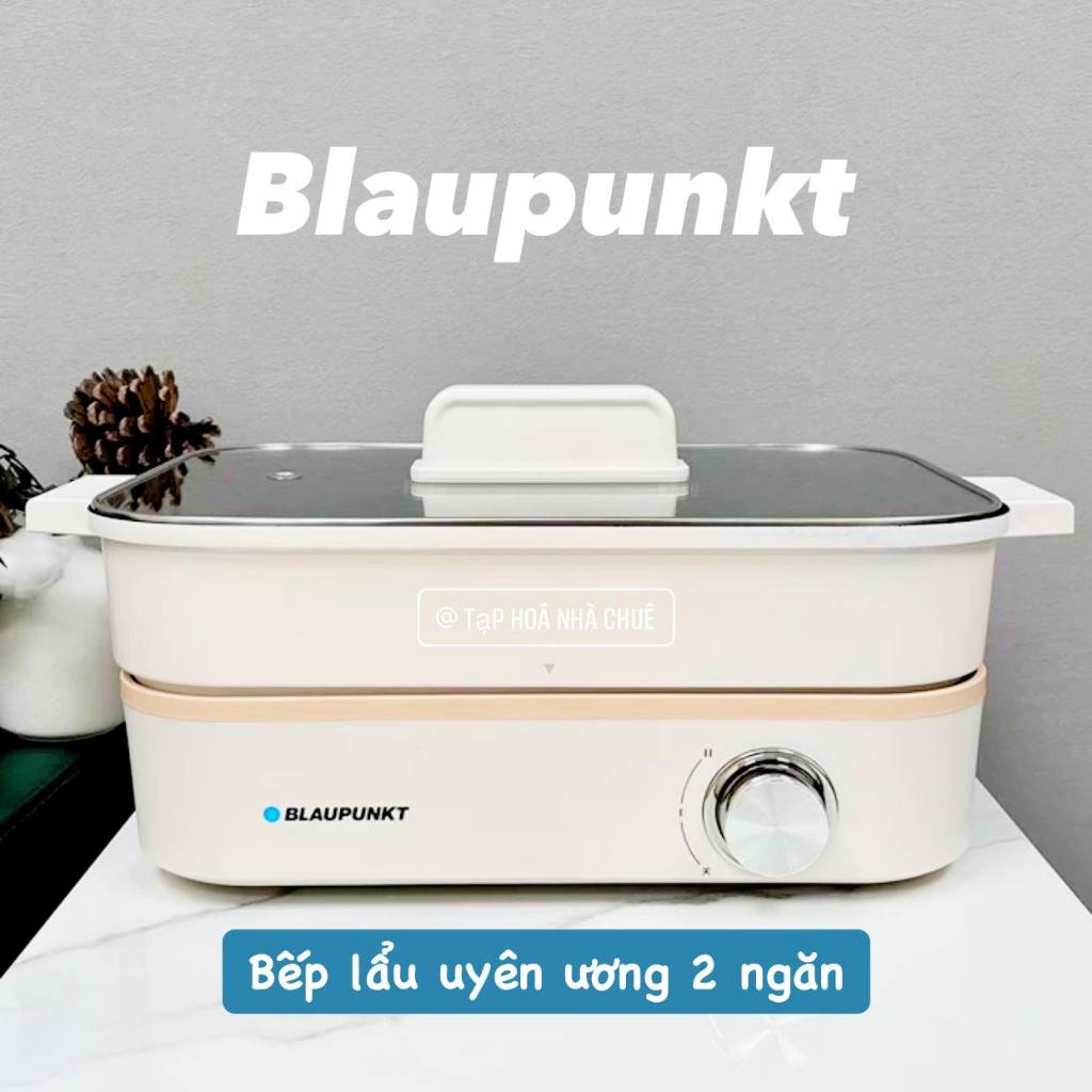 [Có sẵn] [Ảnh thật] [Chính hãng] NỒI LẨU HẤP ĐA NĂNG UYÊN ƯƠNG 2 NGĂN 5L BLAUPUNKT