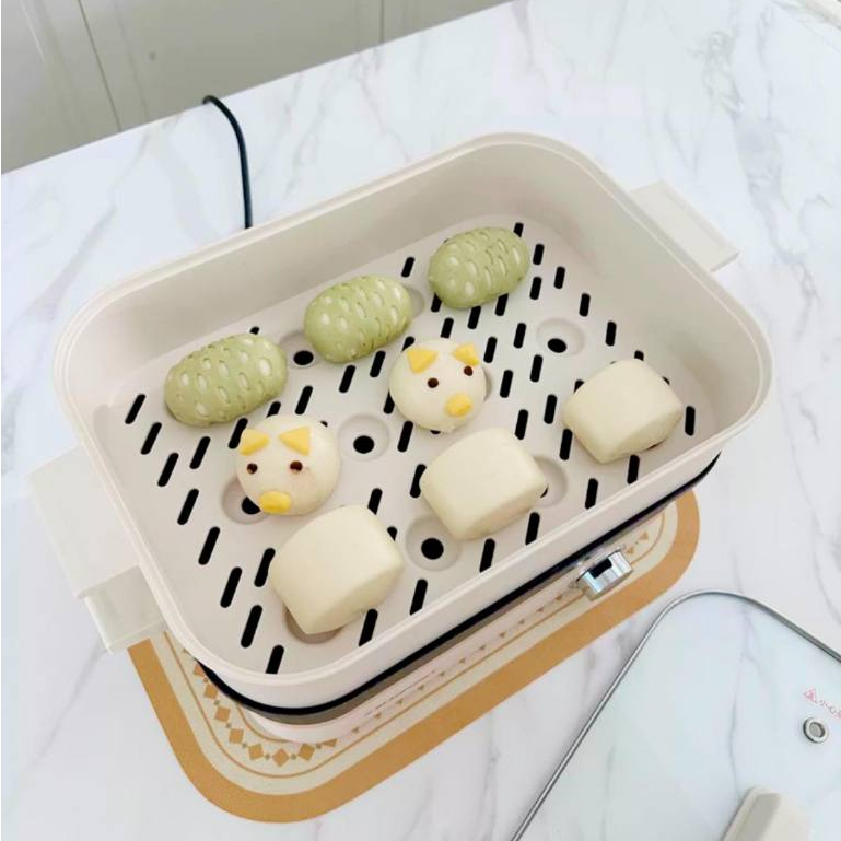 [Có sẵn] [Ảnh thật] [Chính hãng] NỒI LẨU HẤP ĐA NĂNG UYÊN ƯƠNG 2 NGĂN 5L BLAUPUNKT