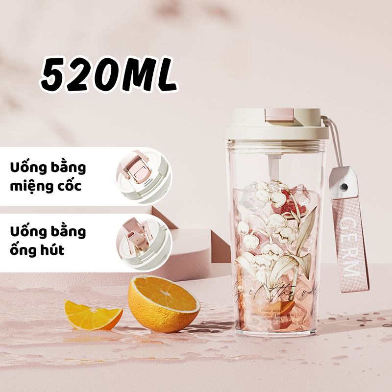 CỐC UỐNG NƯỚC CÁ NHÂN CAO CẤP TRITAN AN TOÀN CHỊU NHIỆT GERM