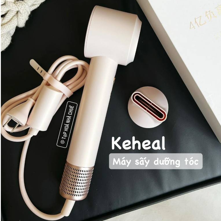 MÁY SẤY DƯỠNG TÓC CAO TỐC BỔ SUNG ION ÂM CAO CẤP KEHEAL