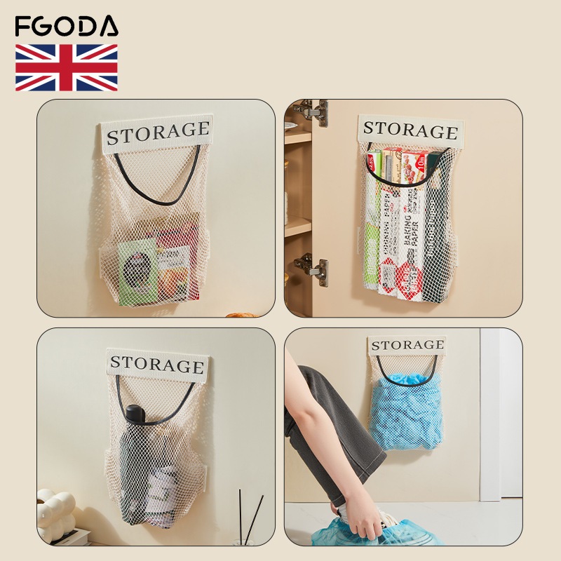 TÚI LƯỚI ĐỰNG ĐỒ ĐA NĂNG DÁN TỦ FGODA