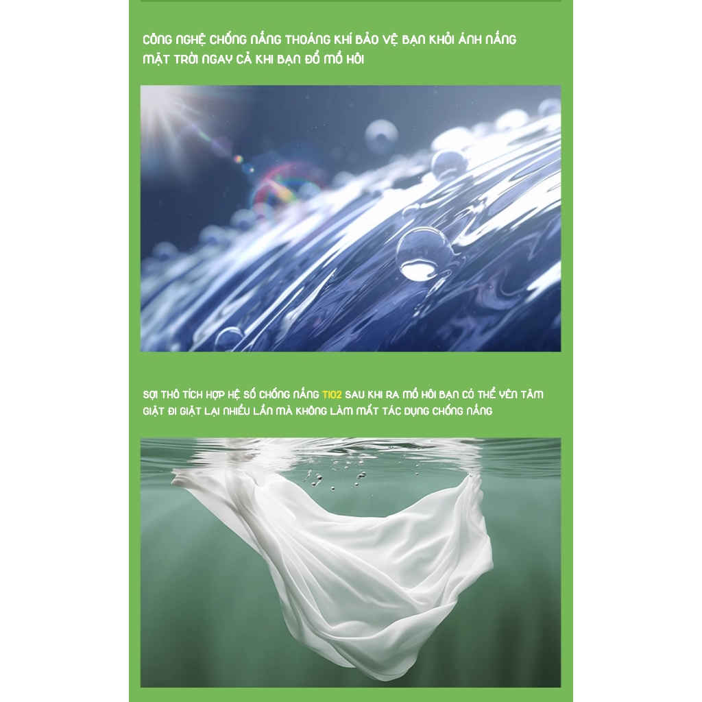 ÁO CHỐNG NẮNG NGĂN CHẶN TIA CỰC TÍM LÀM MÁT BENEUNDER 2024