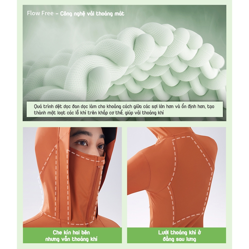 ÁO CHỐNG NẮNG NGĂN CHẶN TIA CỰC TÍM LÀM MÁT BENEUNDER 2024