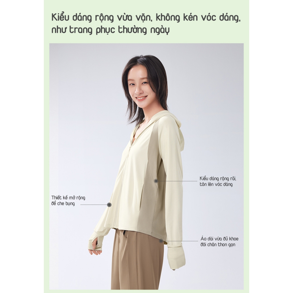 ÁO CHỐNG NẮNG KHÁNG UV MỀM MỎNG THOÁNG MÁT VẢI LƯỚI TỔ ONG UV500 BENEUNDER