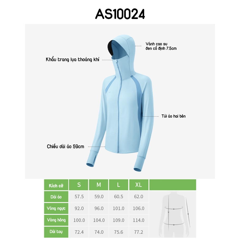 ÁO CHỐNG NẮNG KHÁNG UV MỀM MỎNG THOÁNG MÁT VẢI LƯỚI TỔ ONG UV500 BENEUNDER