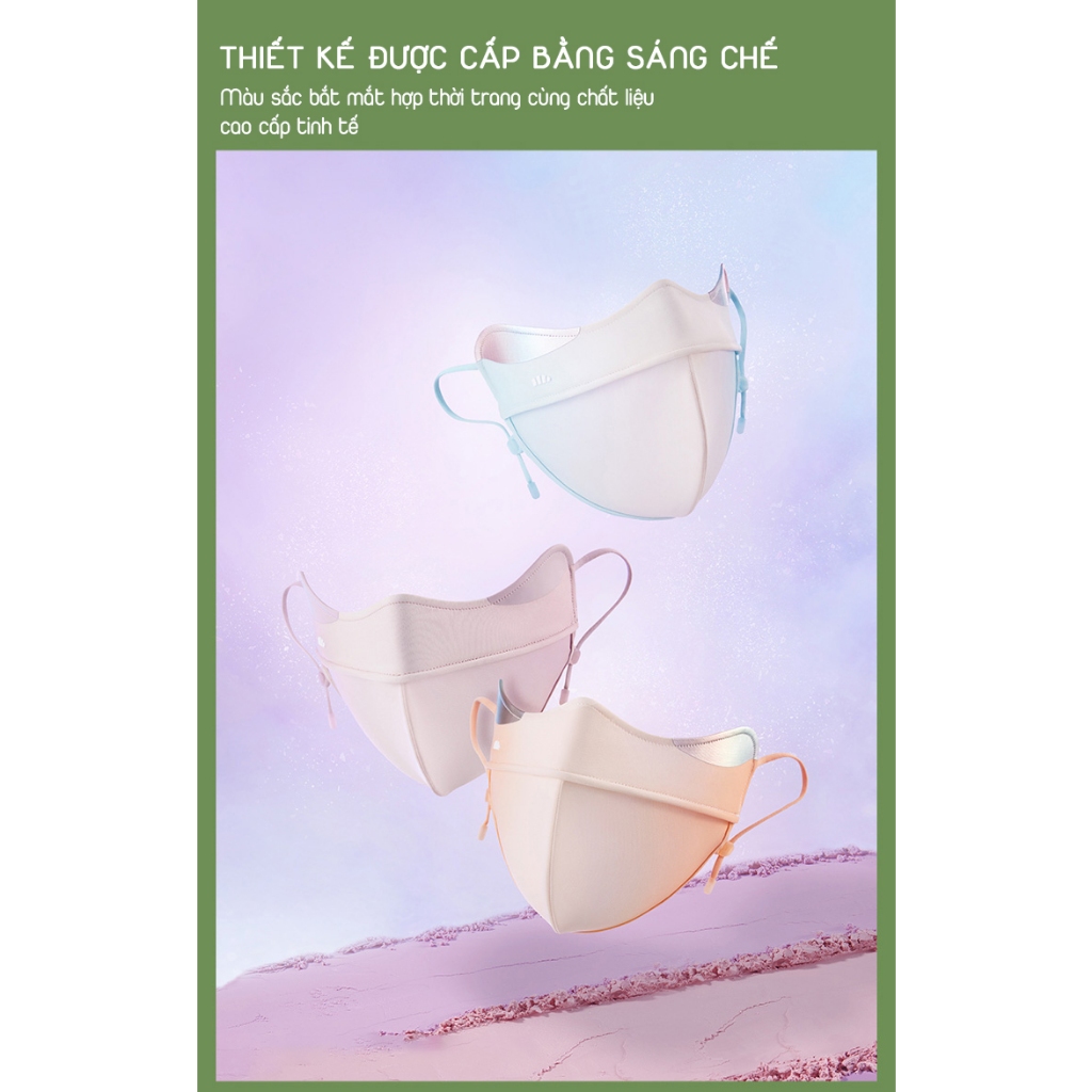KHẨU TRANG CHỐNG NẮNG CAO CẤP KHÁNG UV UPF50+ BENEUNDER SS2024