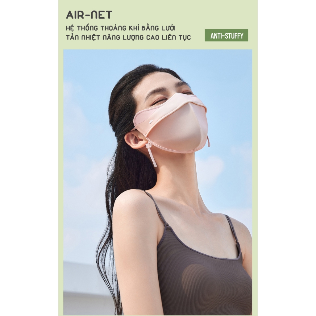 KHẨU TRANG CHỐNG NẮNG CAO CẤP KHÁNG UV UPF50+ BENEUNDER SS2024