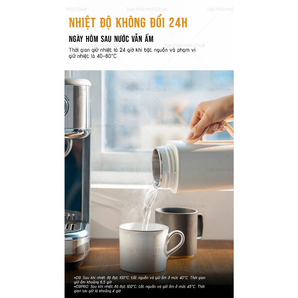 [Chính hãng] [Ảnh thật] [Có sẵn] CỐC ĐUN NƯỚC CẦM TAY 450ML DAEWOO