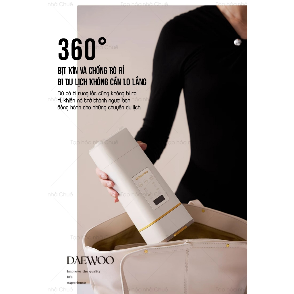 [Chính hãng] [Ảnh thật] [Có sẵn] CỐC ĐUN NƯỚC CẦM TAY 450ML DAEWOO