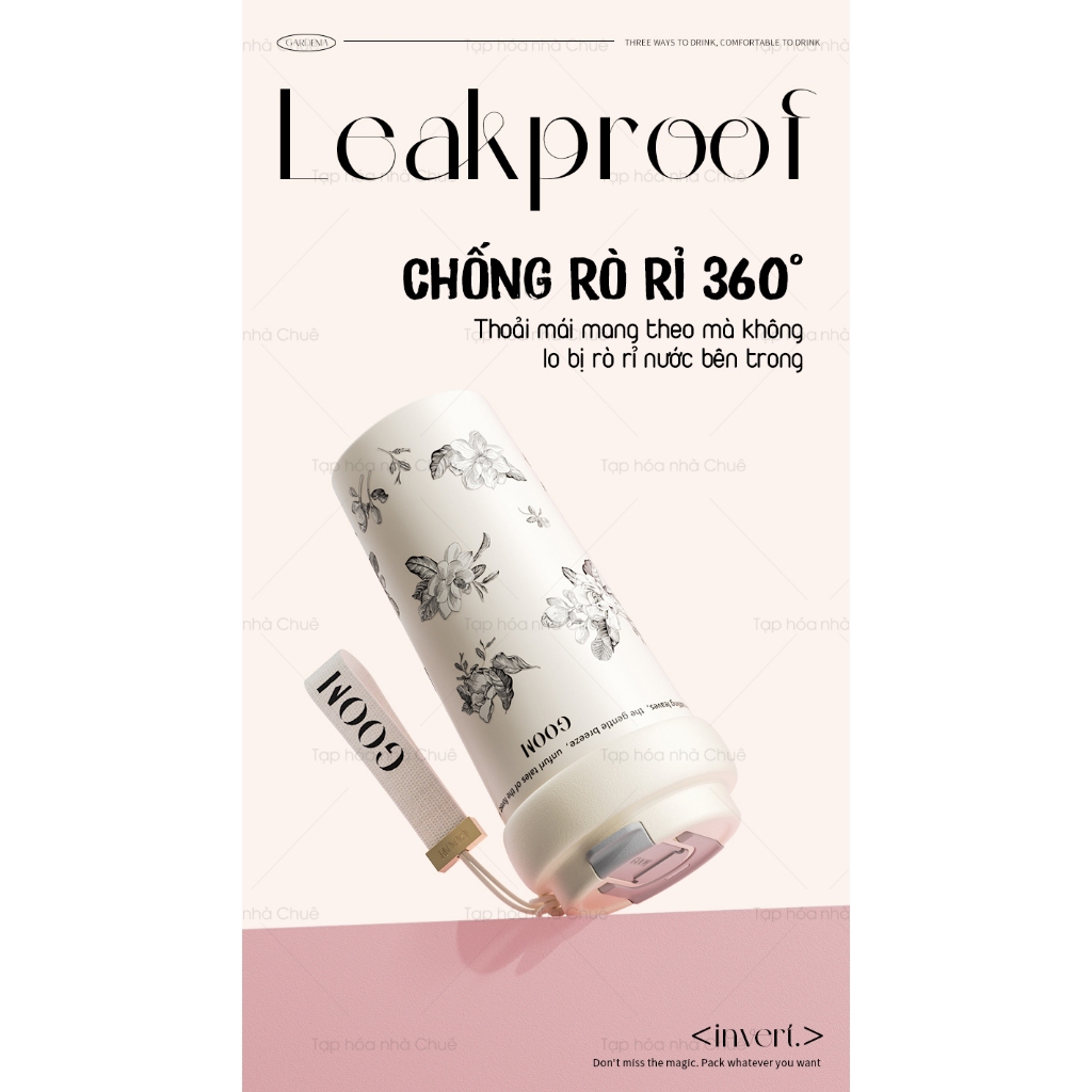 CỐC GIỮ NHIỆT LÕI INOX 316 CAO CẤP GOOM