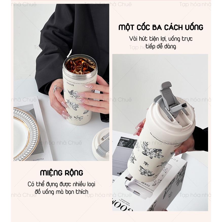 CỐC GIỮ NHIỆT LÕI INOX 316 CAO CẤP GOOM