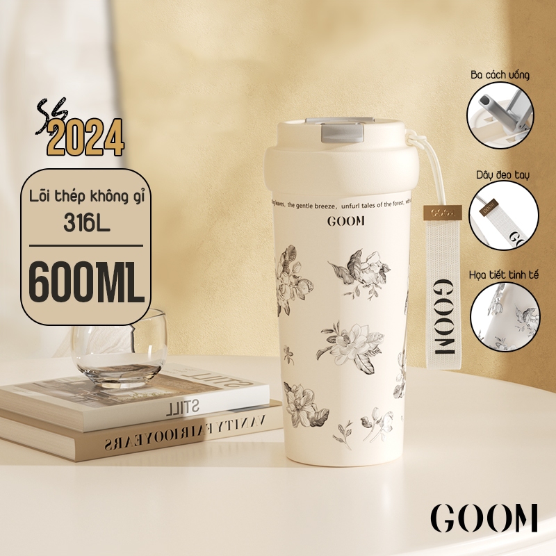 CỐC GIỮ NHIỆT LÕI INOX 316 CAO CẤP GOOM