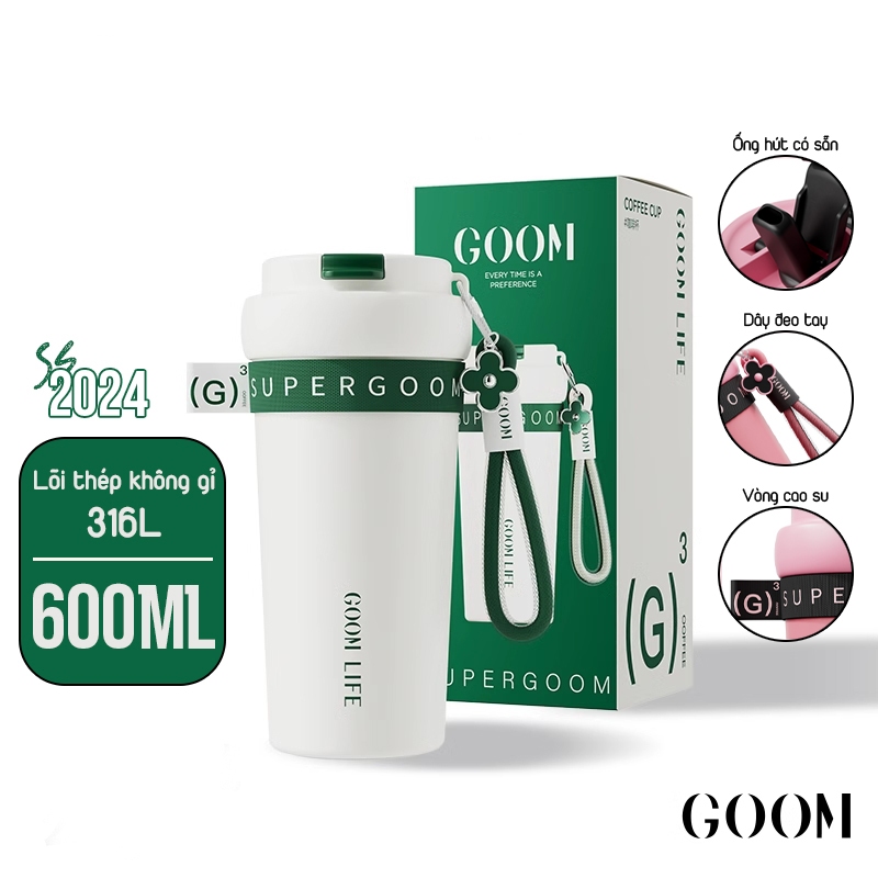 CỐC GIỮ NHIỆT LÕI INOX 316 CAO CẤP GOOM