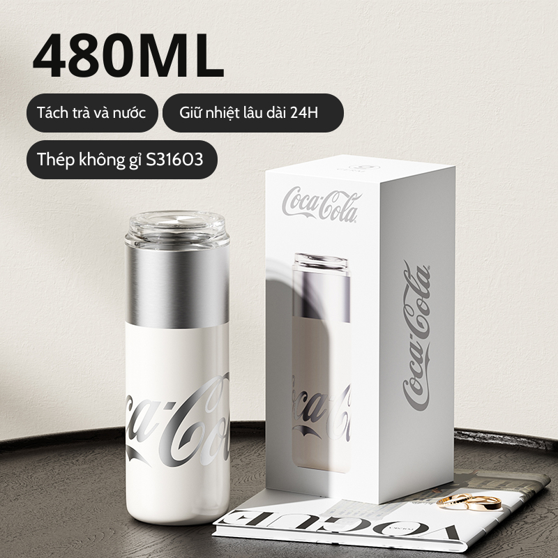 CỐC GIỮ NHIỆT PHA TRÀ LÕI THÉP KHÔNG GỈ S31603 CAO CẤP GERM