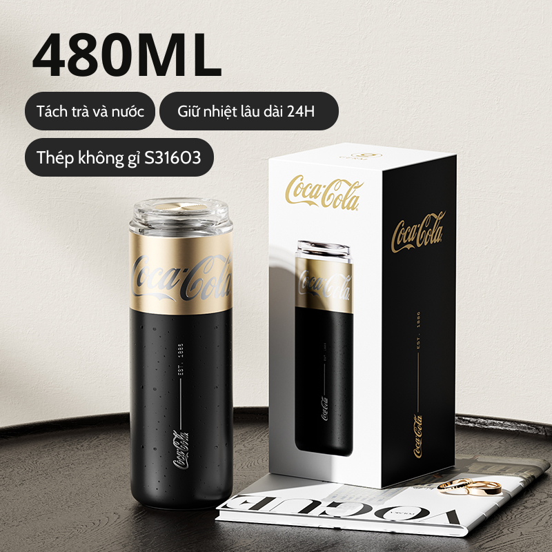 CỐC GIỮ NHIỆT PHA TRÀ LÕI THÉP KHÔNG GỈ S31603 CAO CẤP GERM