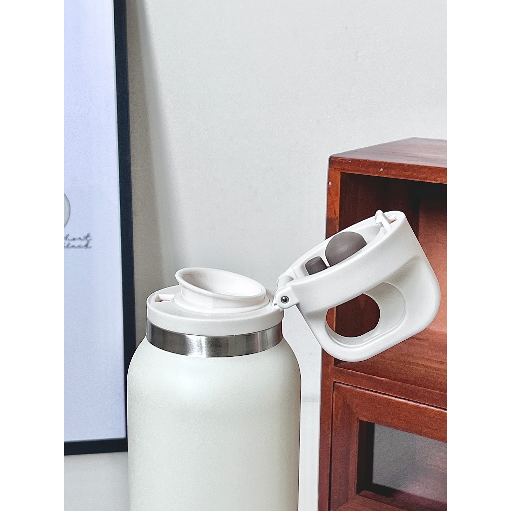 BÌNH GIỮ NHIỆT THỂ THAO NẮP LẬT LÕI THÉP KHÔNG GỈ S31603 CAO CẤP CHÍNH HÃNG GERM