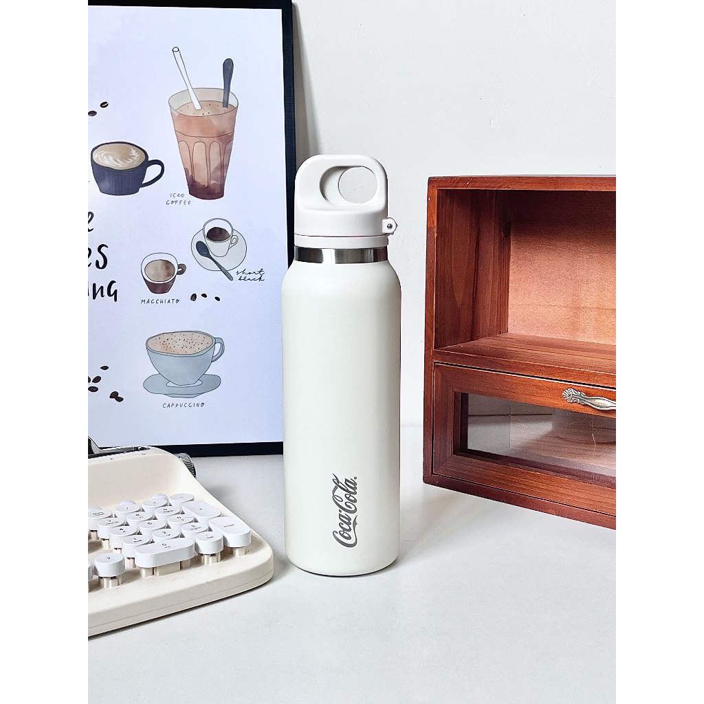 BÌNH GIỮ NHIỆT THỂ THAO NẮP LẬT LÕI THÉP KHÔNG GỈ S31603 CAO CẤP CHÍNH HÃNG GERM