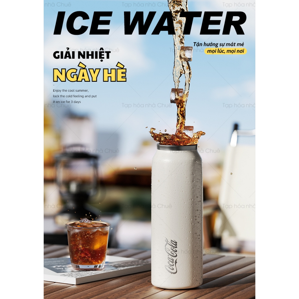 BÌNH GIỮ NHIỆT THỂ THAO NẮP LẬT LÕI THÉP KHÔNG GỈ S31603 CAO CẤP CHÍNH HÃNG GERM