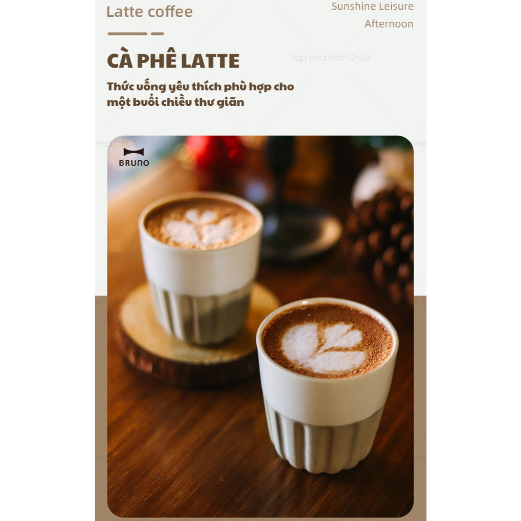 MÁY XAY VÀ PHA CÀ PHÊ CẦM TAY 3 IN 1 TIỆN LỢI THÔNG MINH BRUNO