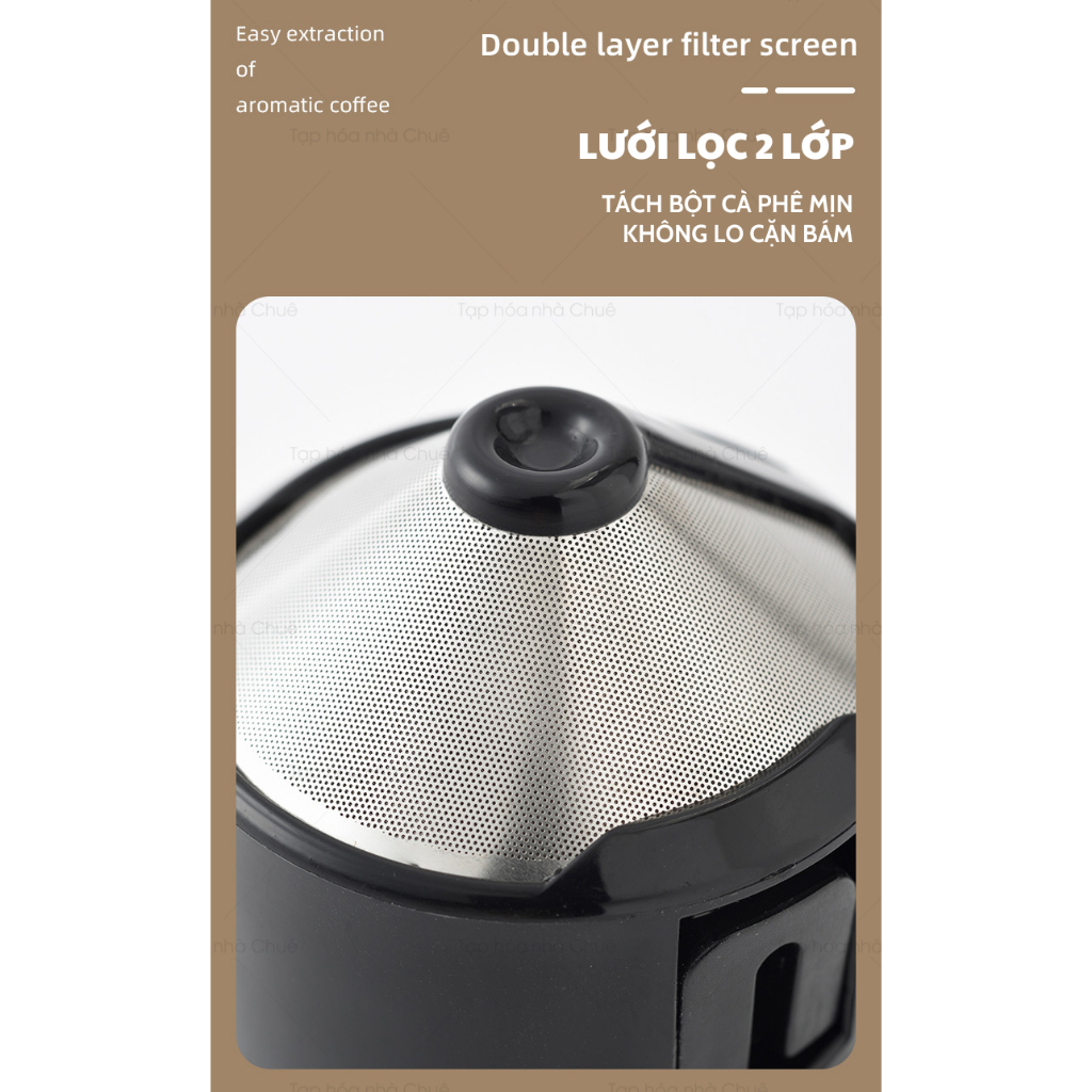 MÁY XAY VÀ PHA CÀ PHÊ CẦM TAY 3 IN 1 TIỆN LỢI THÔNG MINH BRUNO