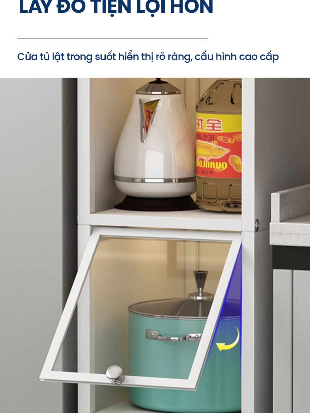 [iKEDE] KỆ TỦ KHE HẸP CAO TẦNG NGĂN KÉO BÁNH XE CHẮC CHẮN CÓ NẮP KÍNH KÍN KHUNG THÉP CARBON