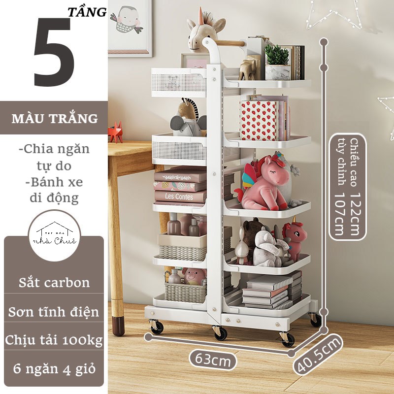 GIÁ SẮT DI DỘNG ĐỰNG ĐỒ BẾP ĐỰNG NỒI CHẢO CAO CẤP