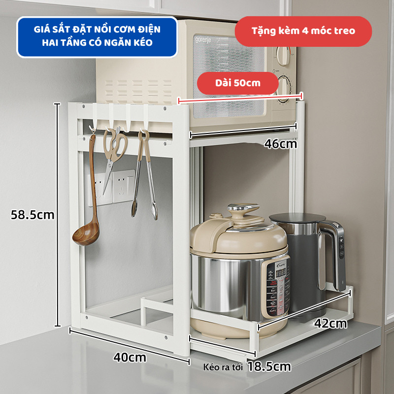 KỆ BẾP THÔNG MINH 2 TẦNG ĐA NĂNG