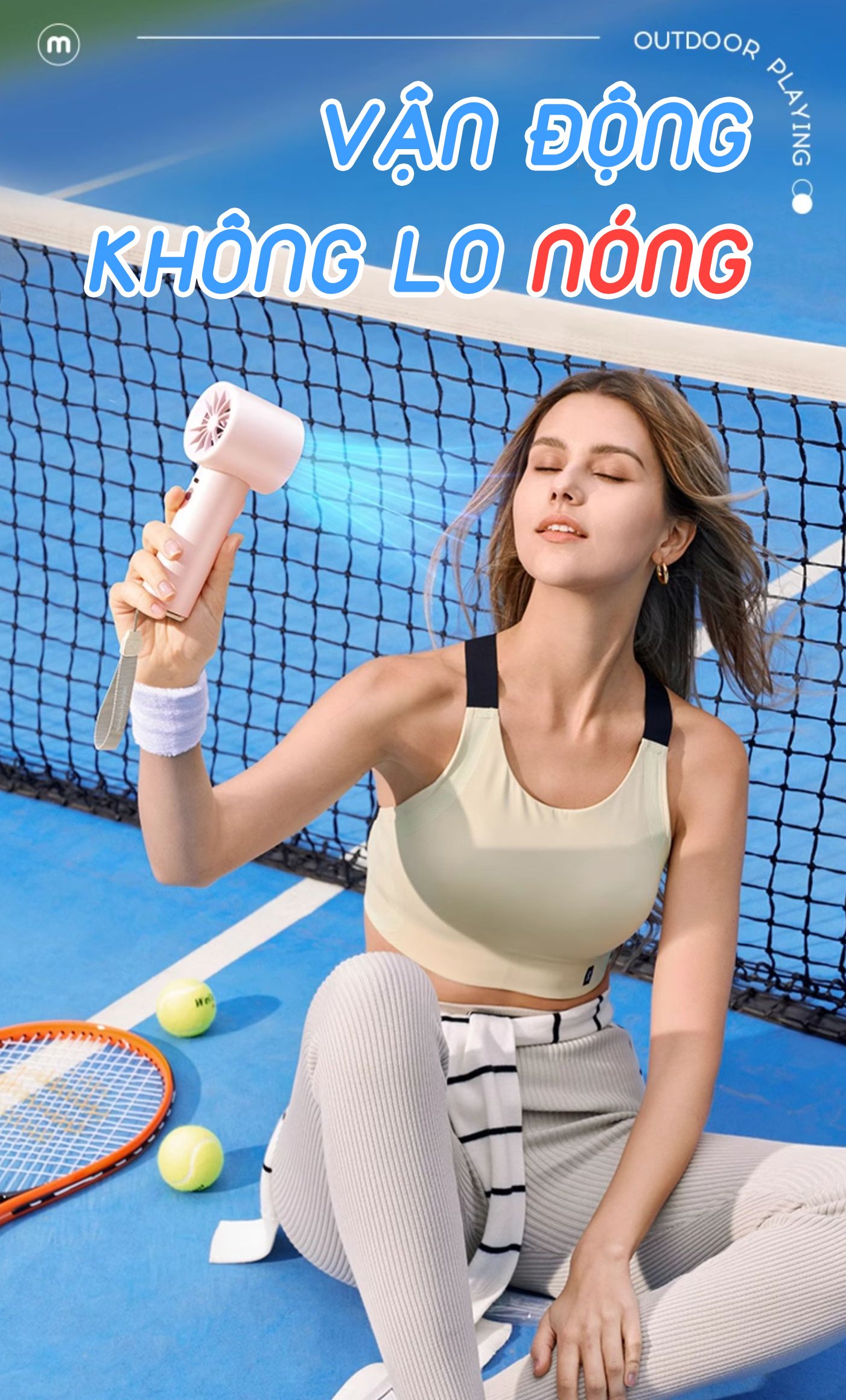 QUẠT CAO TỐC CẦM TAY DI ĐỘNG PIN SẠC 5000MAH MORPHY RICHARDS MR3600