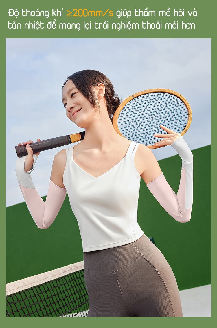 GĂNG TAY CHỐNG NĂNG BĂNG TƠ UPF50+ 2 MÀU BENEUNDER 2024SS