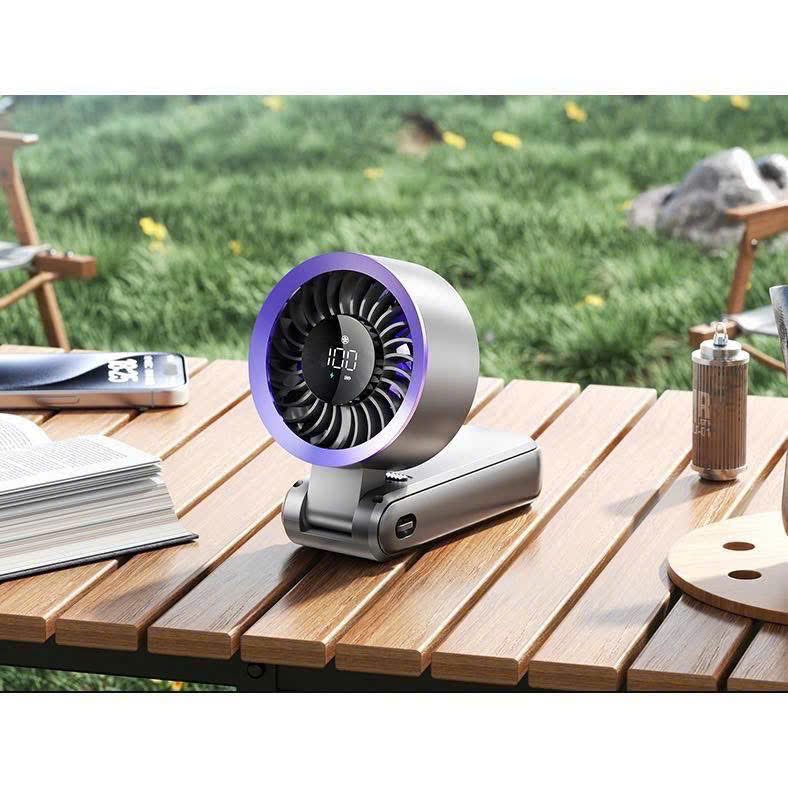 Quạt sạc USB cầm tay mini Tiross TS3422