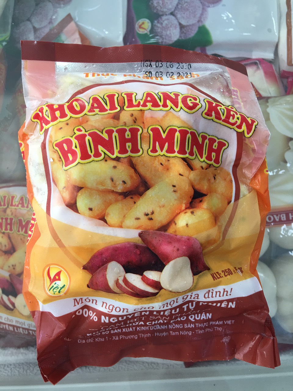 Khoai Lang Kén Bình Minh 250G Mai Long Mart