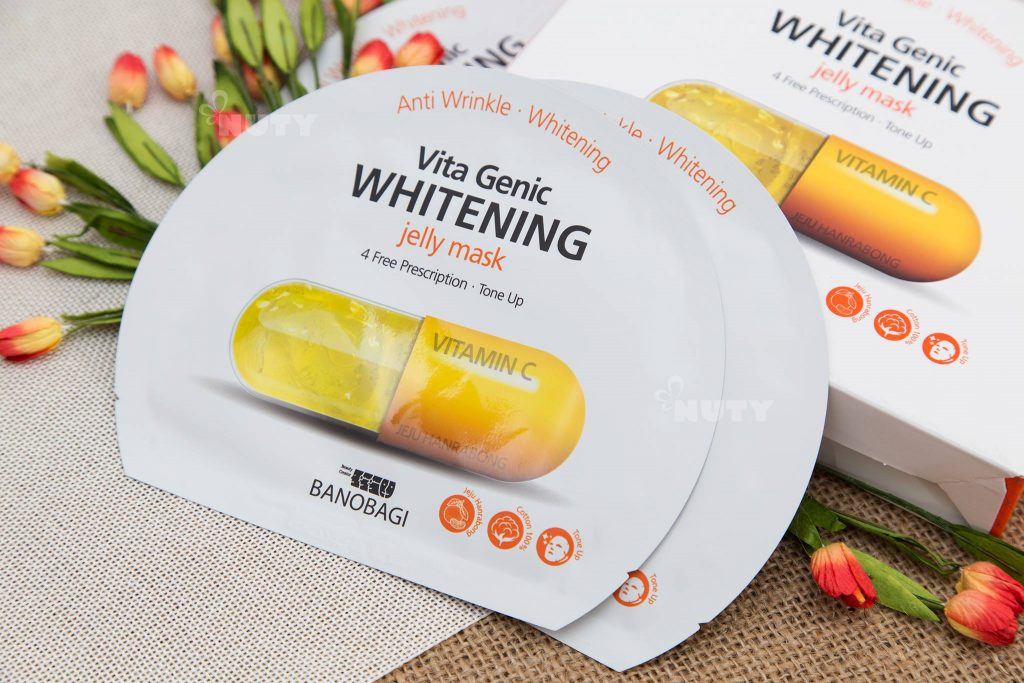 Mặt nạ dưỡng da Vita Genic Jelly Mask Whitening vàng Hàn Quốc Mai Long Mart